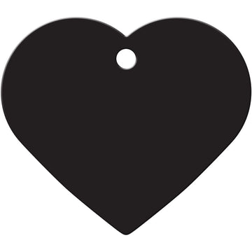 Large Heart Shape Dog Tag, Aluminum