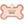 Rose Gold Dog Tag with Pink Crystals