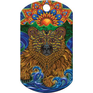 Phil Lewis Flight of the Grizzly Dog Tag, Military Shape