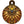 Phil Lewis Red-tailed Hawk Dog Tag, Large Circle