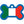 Load image into Gallery viewer, Italian Flag Dog Tag, Medium Bone

