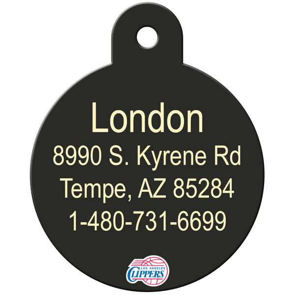 LA Clippers Pet ID Tag for Dogs and Cats