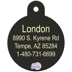 LA Clippers Pet ID Tag for Dogs and Cats