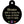 Multi Color Paw Print Dog Tag
