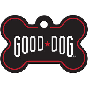 Good Dog Dog Tag, Medium Bone