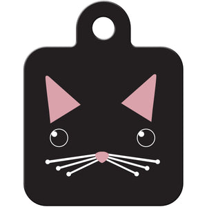 Cat Face Cat ID Tag