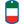Italian Flag Dog Tag, Military Shape