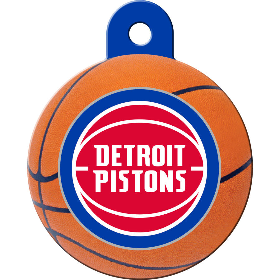 Detroit Pistons Pet ID Tag for Dogs and Cats