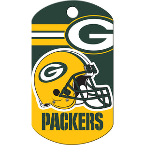 Green Bay Packers Dog Tag, Military Shape