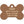 Copper Paws and Hearts Dog Tag, Medium Bone