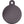 Large Circle Shape Dog Tag