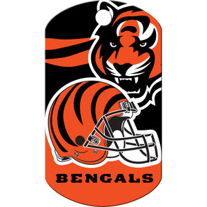 Cincinnati Bengals Dog Tag, Military Shape