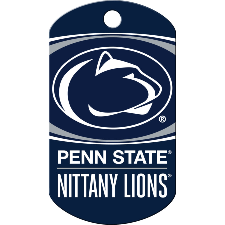 Penn State Nittany Lions Dog Tag, Military Shape