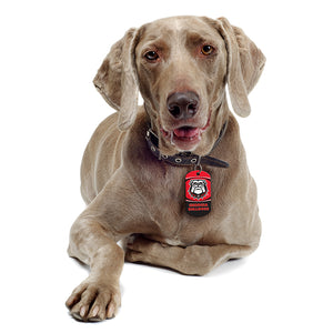 Georgia Bulldogs Dog Tag, Military Shape