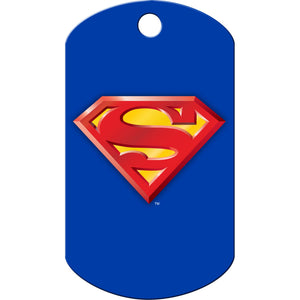 Superman Dog Tag, Military Shape