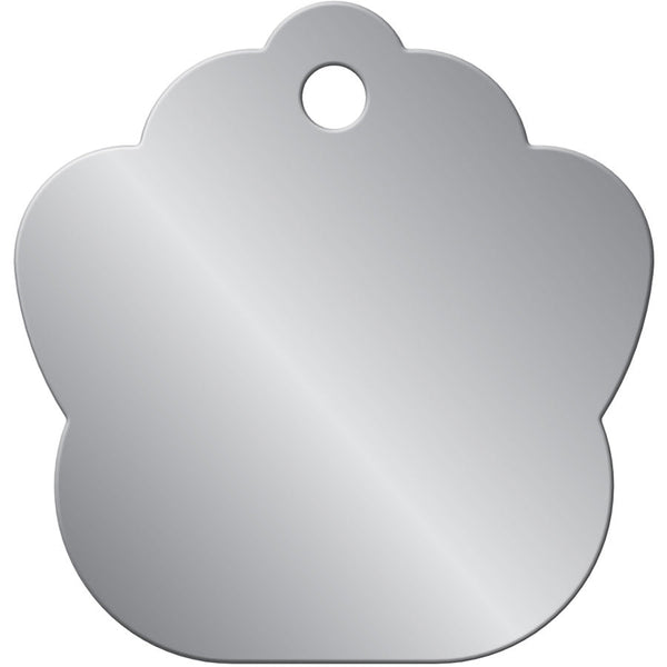 Pink Marble Paw Pet ID Tag, Small