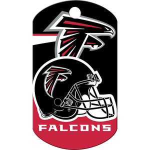 Atlanta Falcons Dog Tag, Military Shape