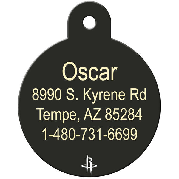 Houston Rockets Pet ID Tag for Dogs and Cats