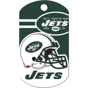New York Jets Dog Tag, Military Shape