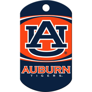 Auburn Tigers Dog Tag, Military Shape