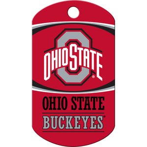 Ohio State Buckeyes Dog Tag, Military Shape