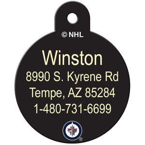 Winnipeg Jets Pet ID Tag for Dogs and Cats