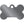 Small Bone Shape Dog Tag with Plated Brass Front Back