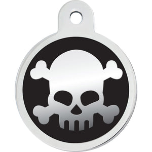 Large Skull Dog Tag 