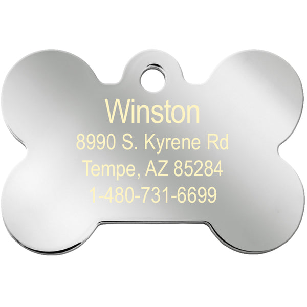 Rainbow Pattern Dog Tag