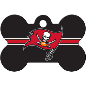 Tampa Bay Buccaneers Dog Tag, Medium Bone