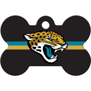 Jacksonville Jaguars Dog Tag, Medium Bone
