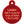 Day Of The Dead Dog Tag, Large Circle