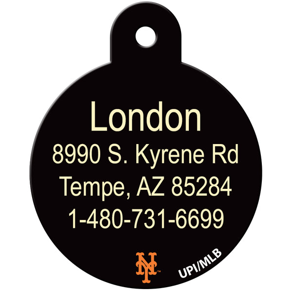 New York Mets Pet ID Tag for Dogs and Cats