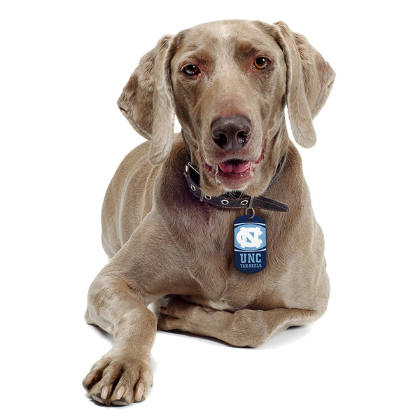 North Carolina Tar Heels Dog Tag, Military Shape