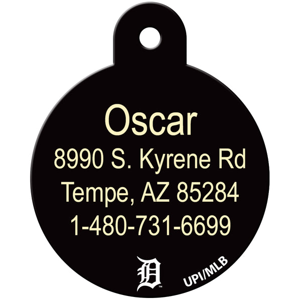 Detroit Tigers Pet ID Tag for Dogs and Cats