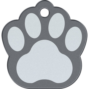 Large Paw Shape Dog Tag
