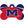 Mississippi Rebels Dog Tag, Medium Bone
