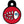 Fish Skeleton Pet ID Tag for Dogs and Cats