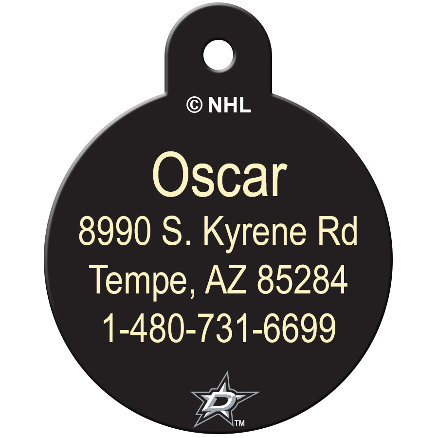 Dallas Stars Pet ID Tag for Dogs and Cats
