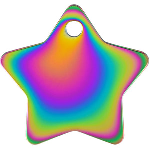 Star Shape  Pet ID Tag for Dogs and Cats