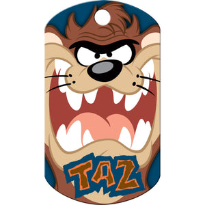Tazmanian Devil Dog Tag, Military Shape