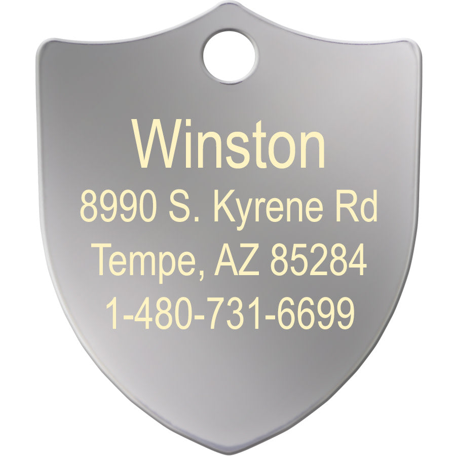 Shield Paper Tag Design Shield Shape Names