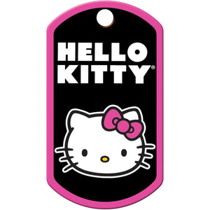 Hello Kitty Dog Tag, Large Military