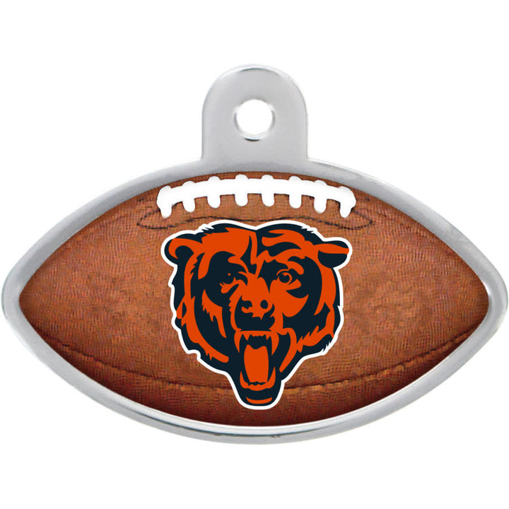 Chicago Bears Dog Tag, Football Shape