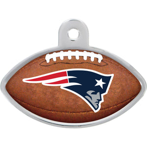 New England Patriots Dog Tag, Football Shape