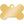 Medium Bone Shape Dog Tag with Plated Brass