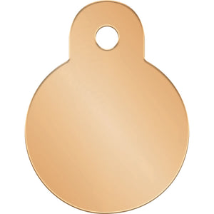 Gold Small Circle Front Back