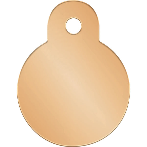 Gold Small Circle Front Back
