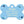 Load image into Gallery viewer, Blue Polka Dot Bone Shape Dog Tag
