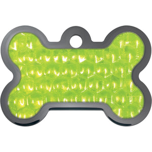 Reflective  Dog Tag with Raised Edge